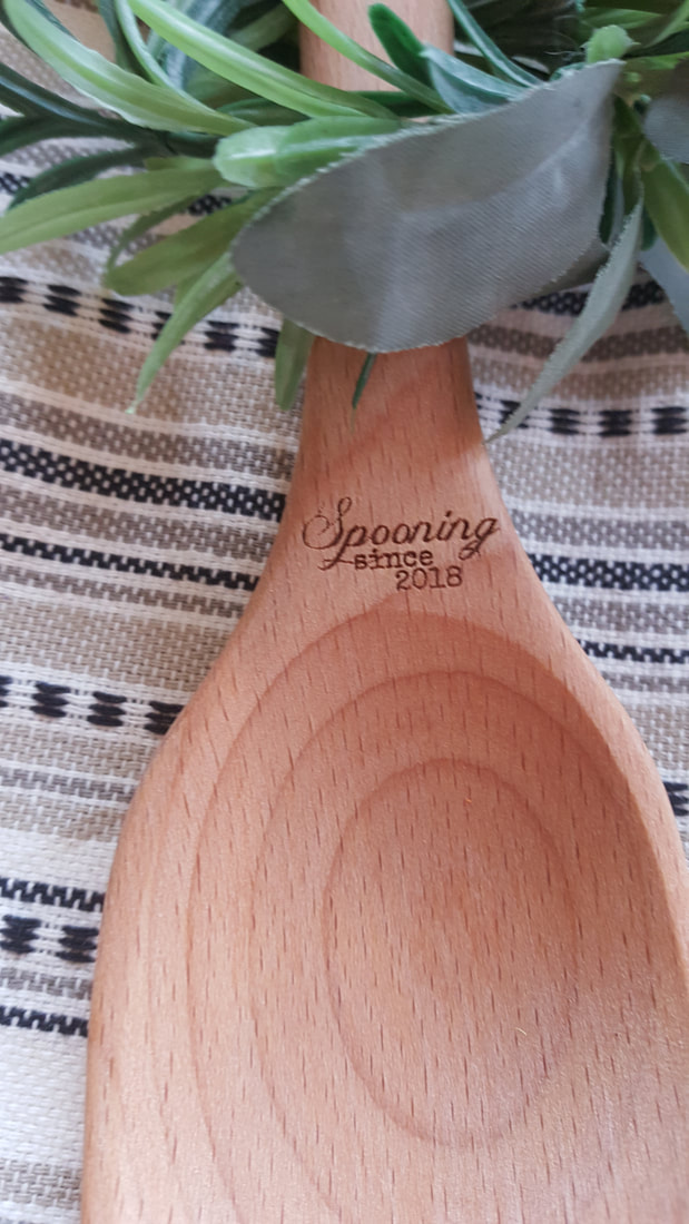 Picture Etched Kitchen Spoon