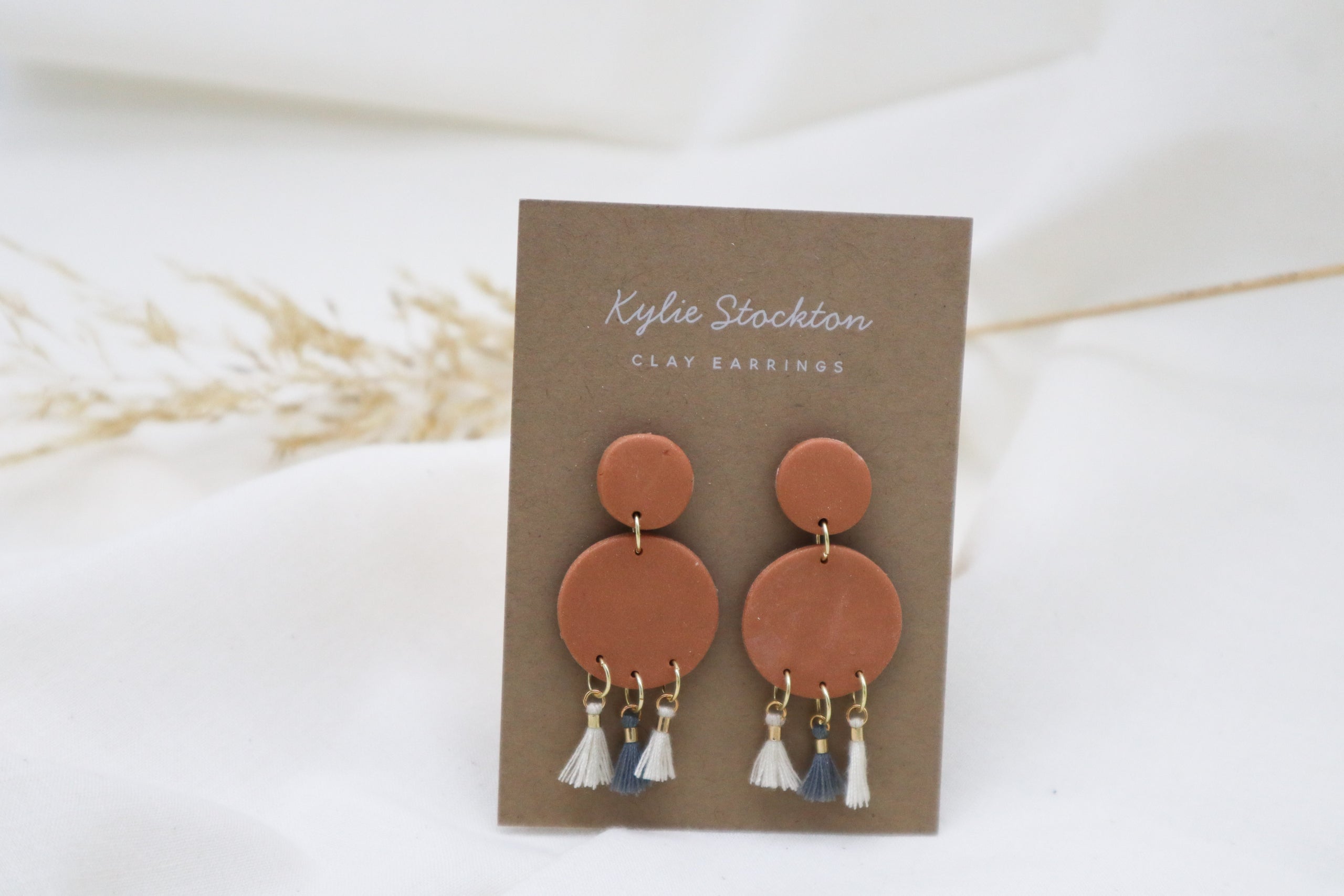 Copper Tassel Earrings